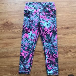Tropical Hawaiian Print Leggings